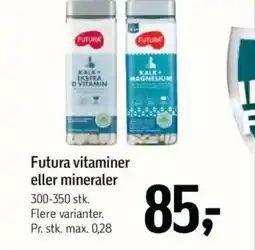 Føtex Futura vitaminer eller mineraler tilbud