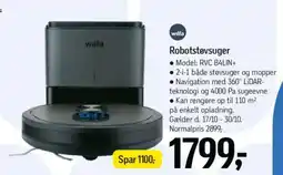 Føtex Wilfa robotstøvsuger tilbud