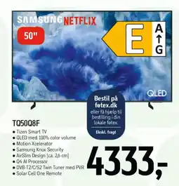 Føtex Samsung netflix 50" tq50q8f tilbud