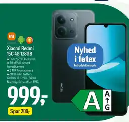 Føtex Xiaomi redmi 15c 4g 128gb tilbud