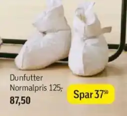 Føtex Dunfutter normalpris tilbud