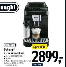 Føtex DeLonghi Ekskl. fragt tilbud