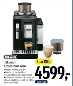 Føtex Delonghi delonghi espressomaskine tilbud