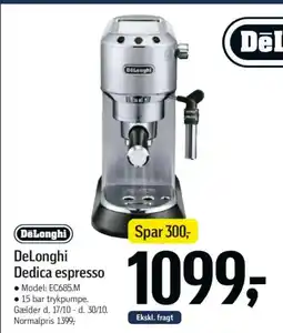 Føtex DeLonghi Dedica espresso tilbud