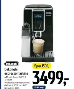 Føtex Delonghi delonghi espressomaskine tilbud