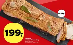 Kvickly Coop hel ovnklar flæskesteg tilbud