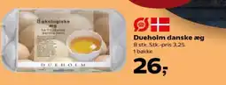 Kvickly Dueholm danske æg tilbud