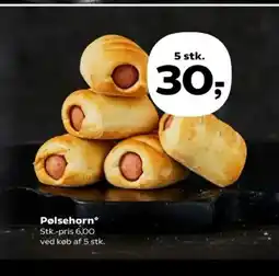 Kvickly Pølsehorn* tilbud