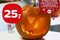 Kvickly Halloween græskar tilbud