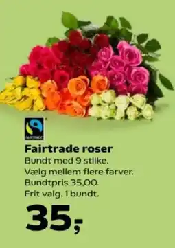 Kvickly Fairtrade roser tilbud
