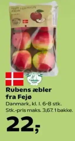 Kvickly Rubens æbler fra Fejø tilbud