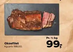 Kvickly Oksefilet tilbud