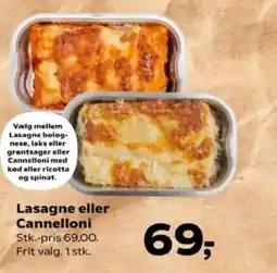 Kvickly Lasagne eller Cannelloni tilbud