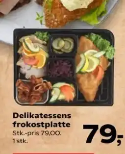 Kvickly Delikatessens frokostplatte tilbud