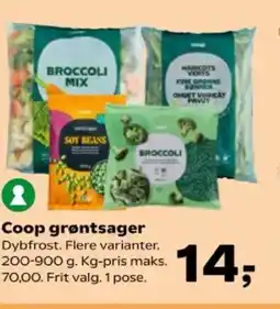 Kvickly Coop grøntsager tilbud
