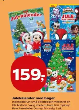 Kvickly Julekalender med bøger tilbud