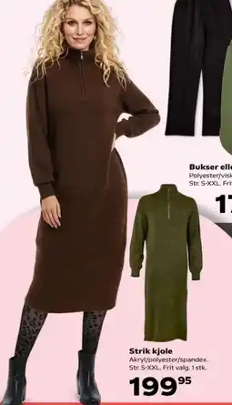 Kvickly Strik kjole tilbud