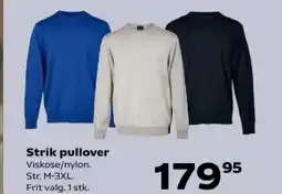Kvickly Strik pullover tilbud
