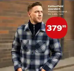 Kvickly Cottonfield overshirt tilbud