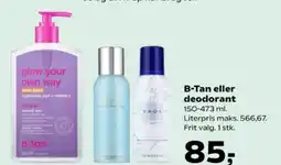 Kvickly B-Tan eller deodorant tilbud