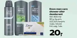 Kvickly Dove men care shower eller tilbud