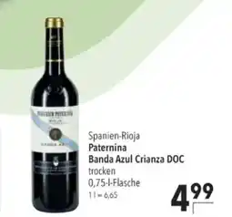 Citti Spanien-Rioja Paternina Banda Azul Crianza DOC trocken tilbud