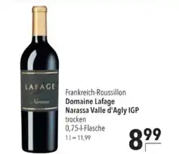 Citti Frankreich-roussillon domaine lafage narassa valle d'agly igp trocken tilbud