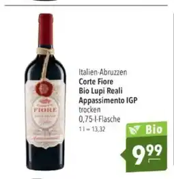 Citti Italien-abruzzen corte fiore bio lupi reali appassimento igp tilbud