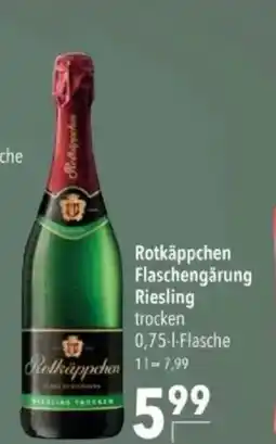 Citti Rotkäppchen Flaschengarung Riesling trocken tilbud