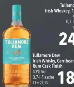 Citti Tullamore Dew Irish Whisky, Carribean Rum Cask Finish tilbud