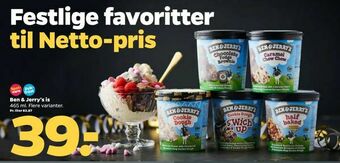 Netto Ben & Jerry's is tilbud