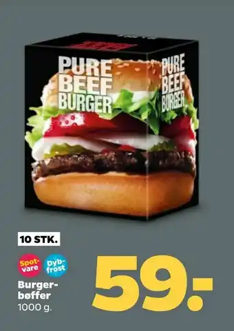 Netto Burger bøffer tilbud