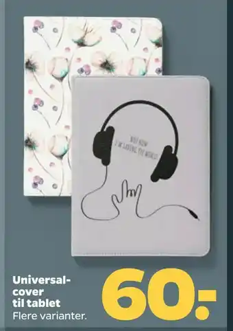 Universal cover til tablet