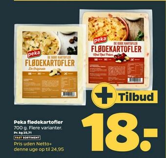 Peka flødekartofler