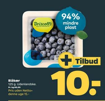 Netto Blåbær tilbud