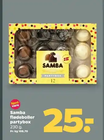 Netto flødeboller partybox tilbud