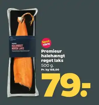Netto Premieur halehængt røget laks tilbud