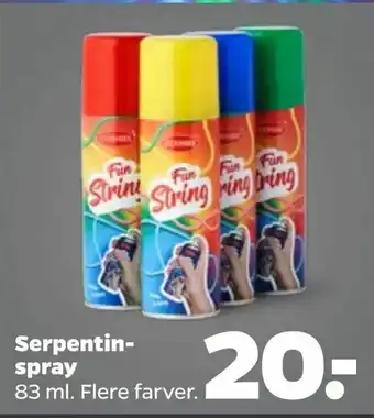 Netto Serpentinspray tilbud