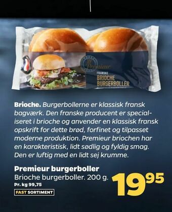 Netto Premieur burgerboller tilbud