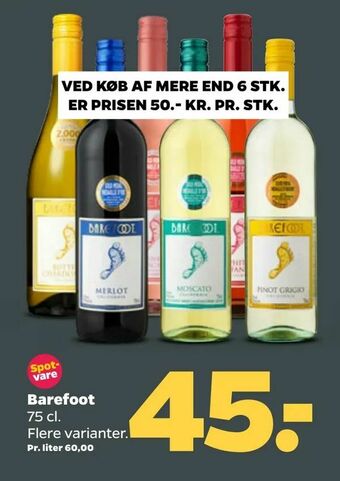 Netto Barefoot tilbud