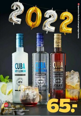 Netto Cuba vodka tilbud