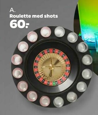 Netto Roulette med shots tilbud