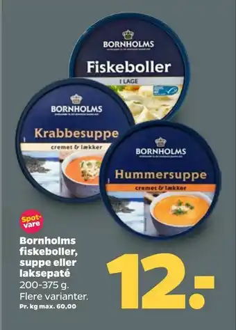 Bornholms fiskeboller, suppe eller laksepaté