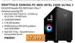 CBC ERAZER Bandit P20 MD35462 Ultra 7 stationær gaming-PC, DKK 17499 tilbud