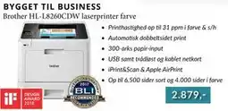 CBC Brother HL-L8260CDW laserprinter farve, DKK 2879 tilbud