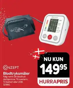 Din Isenkræmmer Blodtryksmåler, DKK 149.95 tilbud