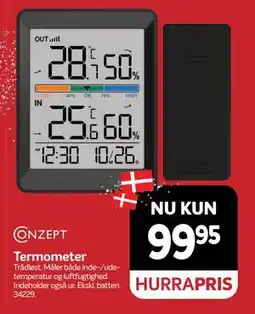 Din Isenkræmmer Termometer, DKK 99.95 tilbud