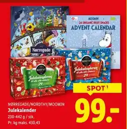 Lidl Julekalender., DKK 99 tilbud