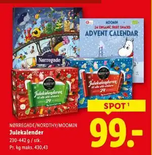 Lidl Julekalender., DKK 99 tilbud