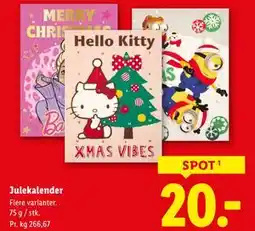Lidl Julekalender., DKK 20 tilbud